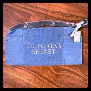 NWT Denim Victoria’s Secret tote/travel/beach bag